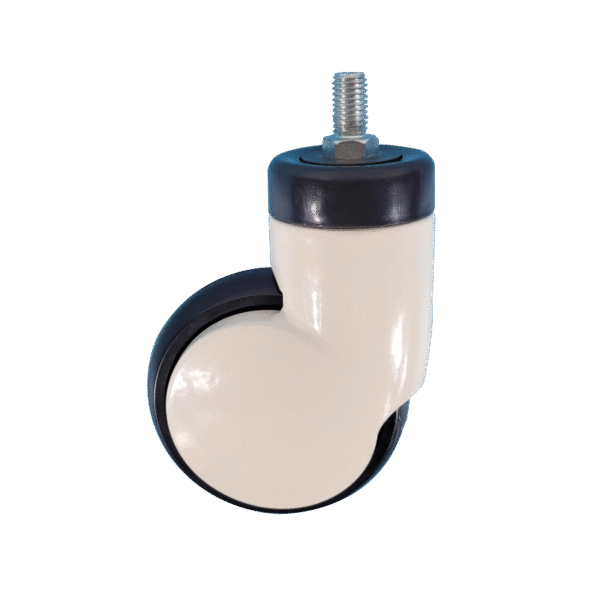 4 Inch Thread Stem Aluminum Alloy Caster Without Brake For Hospital Use