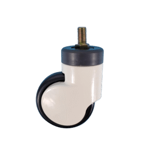 3 Inch Thread Stem Aluminum Alloy Caster Without Brake For Hospital Use