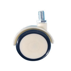 2 Inch Thread Stem Double Wheels Furniture Caster Without Brake For Chair And Table Furniture