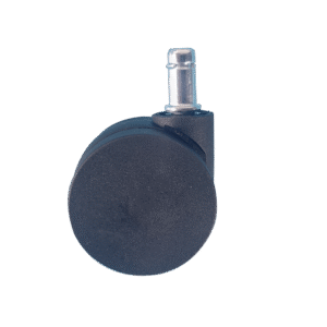2.17 Inch Thread Stem Double Wheels Furniture Caster Without Brake For Chair And Table Furniture